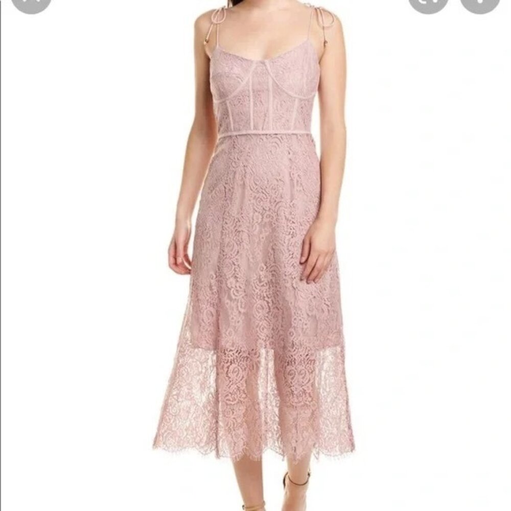 Keepsake the label sense lace midi dress size 6
